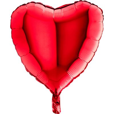 Kırmızı Kalp Folyo Balon 26