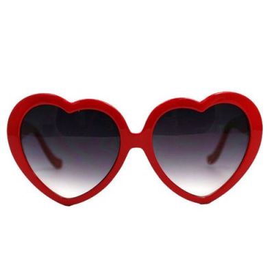 Kırmızı Kalp Gözlük