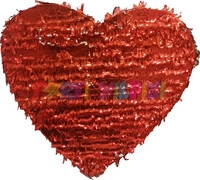 Kırmızı Kalp Şekilli Pinyata - Thumbnail