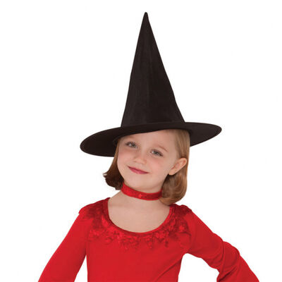 Klasik Çocuk Cadı Şapkası Lüx Model