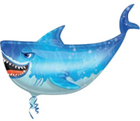 Parti Yıldızı - SShape Köpek Balığı Folyo Balon