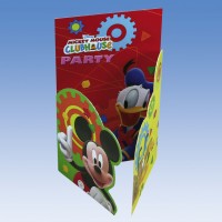 Parti Yıldızı - Mickey Clubhouse 6 li Davetiye
