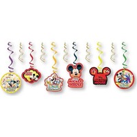 Parti Yıldızı - Mickey Mouse Sarkıt Süs 6 Adet
