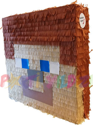 Minecraft Steve Face Şekilli Pinyata