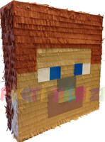 Minecraft Steve Face Şekilli Pinyata - Thumbnail