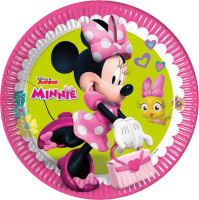 Parti Yıldızı - Minnie Mouse Helpers 8 li Karton Tabak