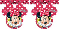 Parti Yıldızı - Minnie Mouse Kırmızı Bayrak Afiş