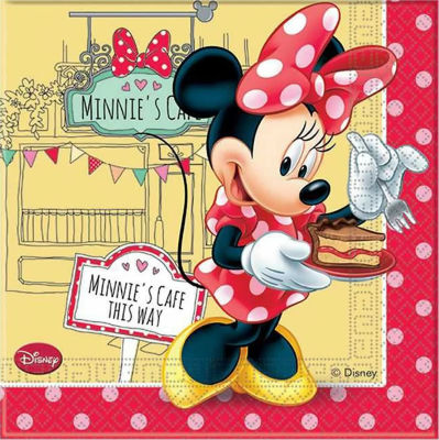 Minnie Mouse Cafe 20 li Kağıt Peçete