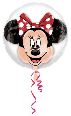 SShape Balon İçinde Minnie Mouse Balon 60x60cm 