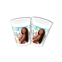 Parti Yıldızı - Moana 8 Plastik Bardak