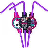 Parti Yıldızı - Monster High 6 lı Pipet