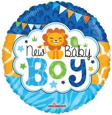 New Baby Boy Folyo Balon 46 cm