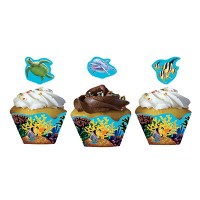 Parti Yıldızı - Okyanus Partisi 12 li Cup Cake Kılıfı 