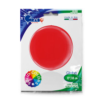 Orbz Kırmızı Folyo Balon 38x38cm - Thumbnail