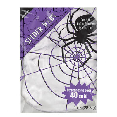 Halloween Dekor Süs Örümcek Ağı Beyaz Renk 28 gr