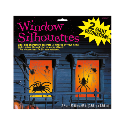 Örümcekli Pencere Dekoru 2 Adet
