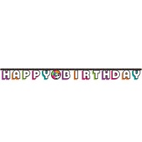 Parti Yıldızı - Panda Happy Birthday Harf Afiş
