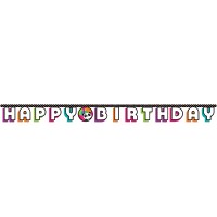 Parti Yıldızı - Panda Happy Birthday Harf Afiş