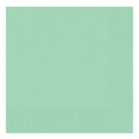Pastel Mint Renk Peçete 33x33cm - Thumbnail