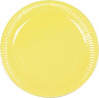 Parti Yıldızı - Pastel Sarı 8 li Tabak