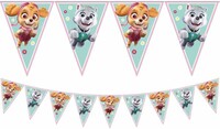 Parti Yıldızı - Paw Patrol Bayrak Afiş ( Everest ve Skye )