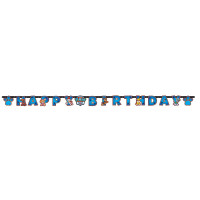 Parti Yıldızı - Paw Patrol Happy Birthday Harf Afiş