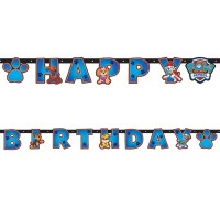 Paw Patrol Happy Birthday Harf Afiş - Thumbnail