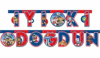 Parti Yıldızı - Paw Patrol Refresh İyiki Doğdun Harf Banner