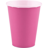AMSCAN - Pembe Renk Bardak 8 Adet (266 ML)