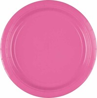 AMSCAN - Pembe Renk Tabak 8 Adet