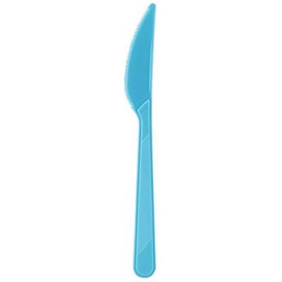 Plastik Bıçak Bebek Mavi Renk 25 Adet