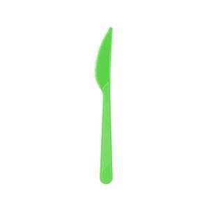 Plastik Bıçak Fıstık Yeşili Rengi 25 Adet
