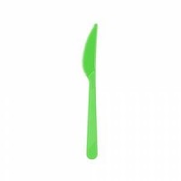 Parti Yıldızı - Plastik Bıçak Fıstık Yeşili Rengi 25 Adet