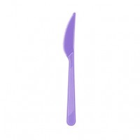 Parti Yıldızı - Plastik Bıçak Lila Renk 25 Adet