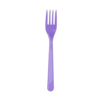 Parti Yıldızı - Plastik Çatal Lila Rengi 25 Adet