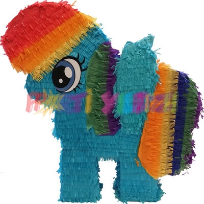 Pony Şekilli Pinyata Mavi Renk Rainbow Dash