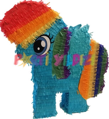 Pony Şekilli Pinyata Mavi Renk Rainbow Dash