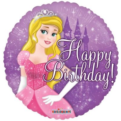 Prenses Happy Birthday Folyo Balon