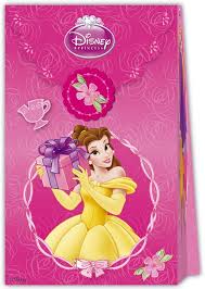 Prensesler Hediye Çantası 6 Adet İsim Stickerı ile