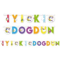 BALONEVI - Renkli Unicorn İyiki Doğdun Banner 2M