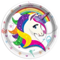BALONEVI - Renkli Unicorn Tabak