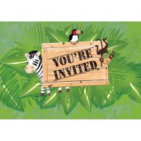 Parti Yıldızı - Safari Macerası 8 li Davetiye