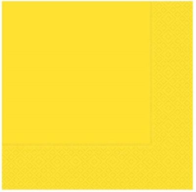 Sarı Renk Peçete 33x33cm