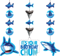 Parti Yıldızı - Sevimli Köpek Balığı 3 lü asma süs