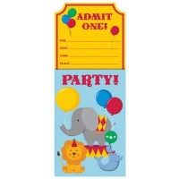 Parti Yıldızı - Sirk Zamanı 8 li Davetiye