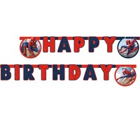 Spiderman Crime Fighter Happy Birthday Afiş - Thumbnail
