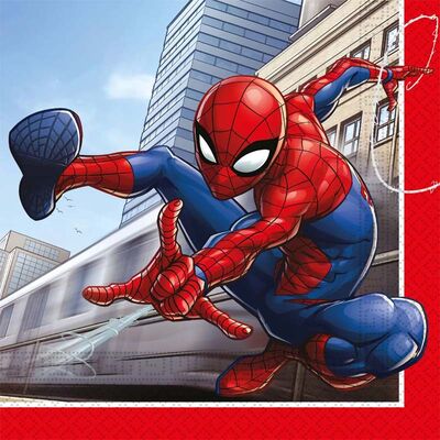 Spiderman Crime Fighter Peçete 20 Adet