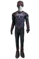 Spiderman Ultra Lüx Kostüm 3-4 Yaş - Siyah Renk - Thumbnail