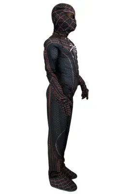Spiderman Ultra Lüx Kostüm 5-6 Yaş - Siyah Renk