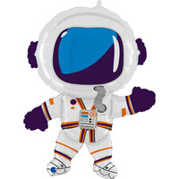 Parti Yıldızı - Sshape Astronot Folyo Balon 36